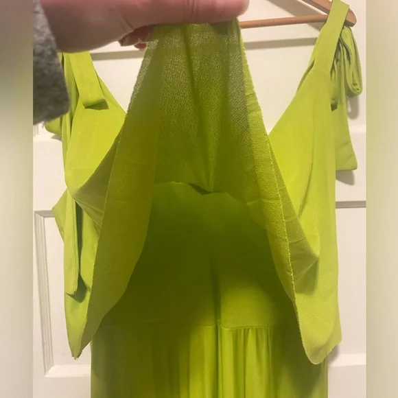 Green pleated crop maxi - Picture 5 of 10